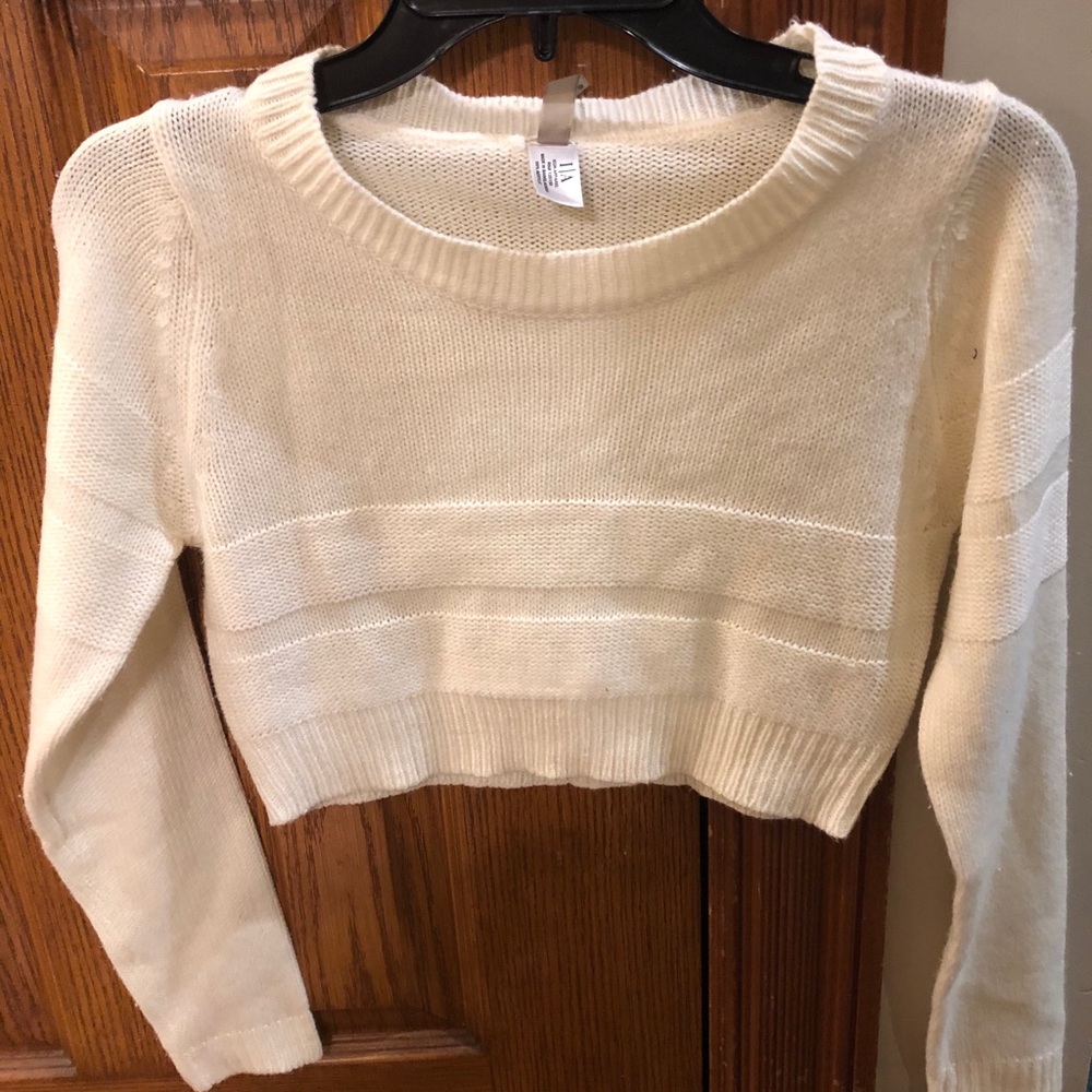 Crop sweater
